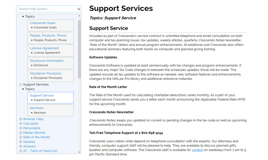 Crescendo Software Support Services Crescendo Software Support Services